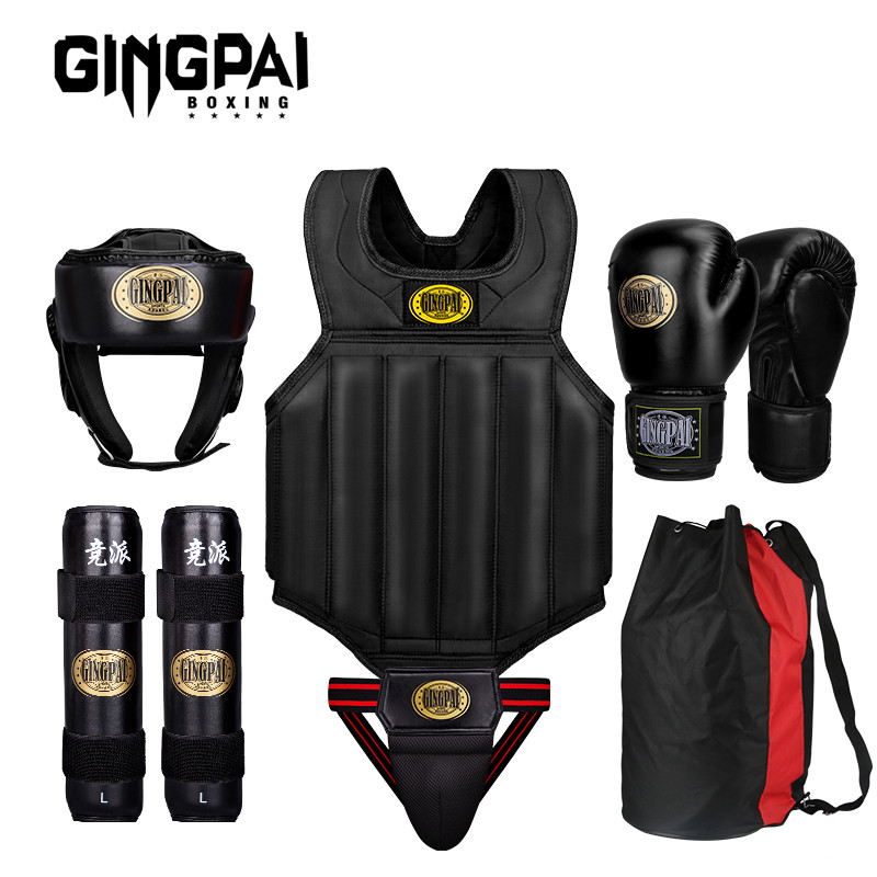 Boxing Glove Set - Gingpai 6 Pieces Set Martial Arts