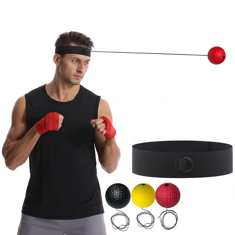 Boxing Glove Set - Elastic Headband and Black Light Ball