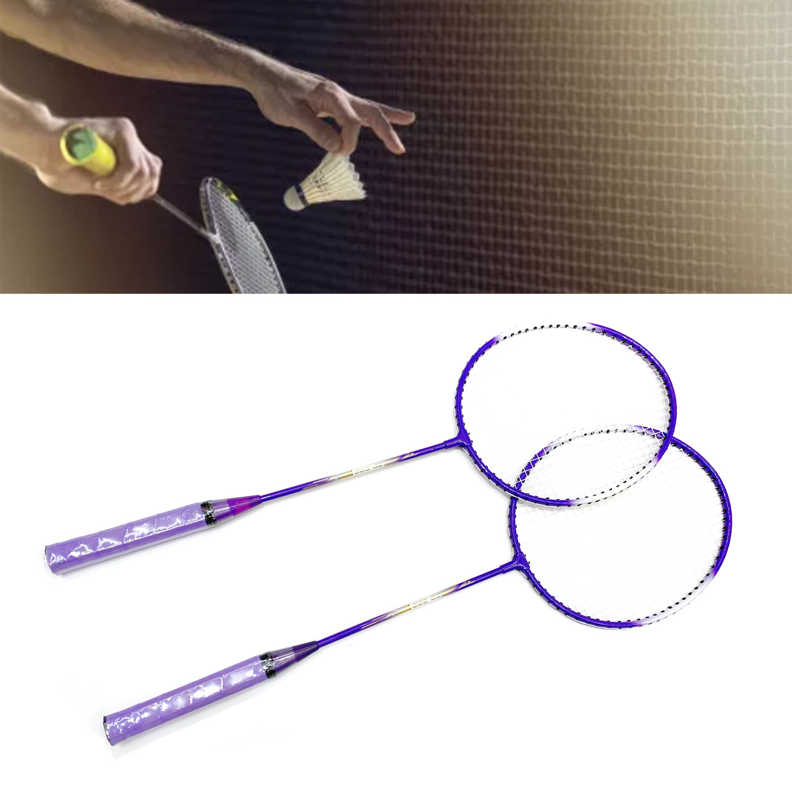 Sports Equipment Types - Badminton Rackets Set With Carrying Bag