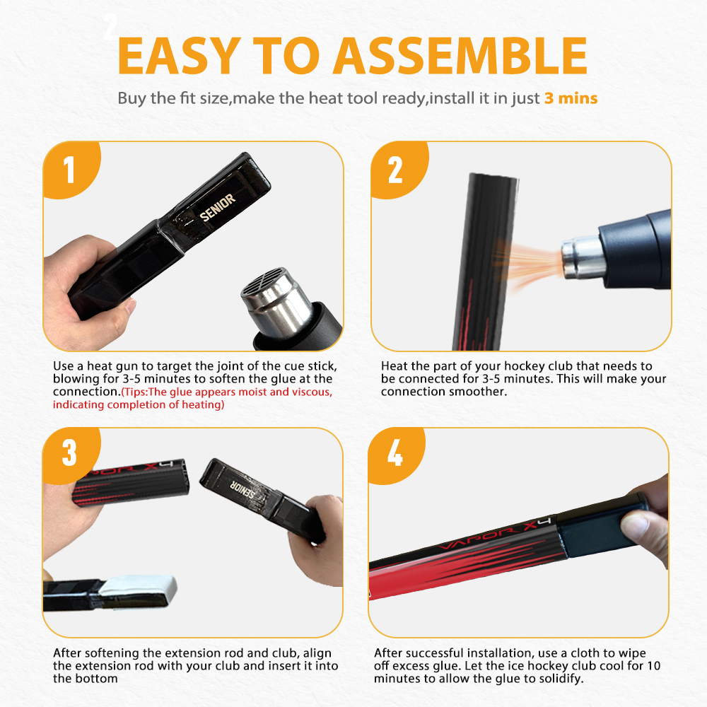 5pcs Hockey Extension Stick 2/ - Field Hockey Stick 评论和价格