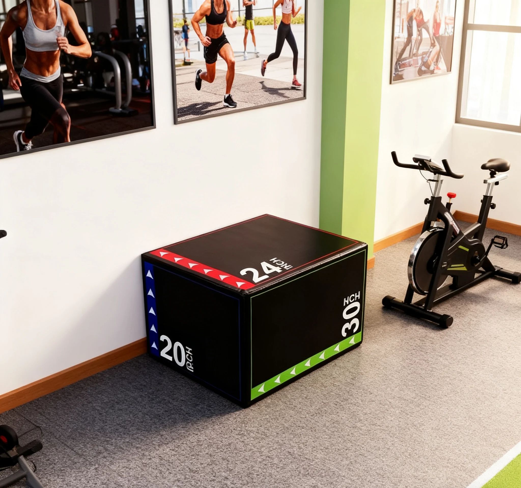 3-in-1Jump Box Plyometric Box  - Sports Equipment Meaning 评论和价格