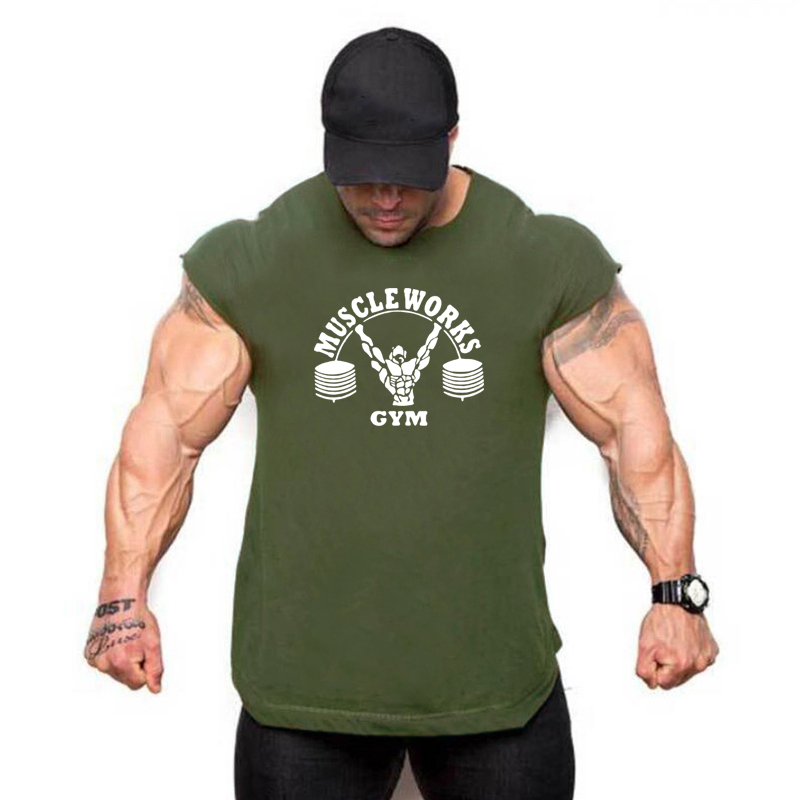 New Summer Brand Vest Cotton G - Sports Equipment Shop 评论和价格