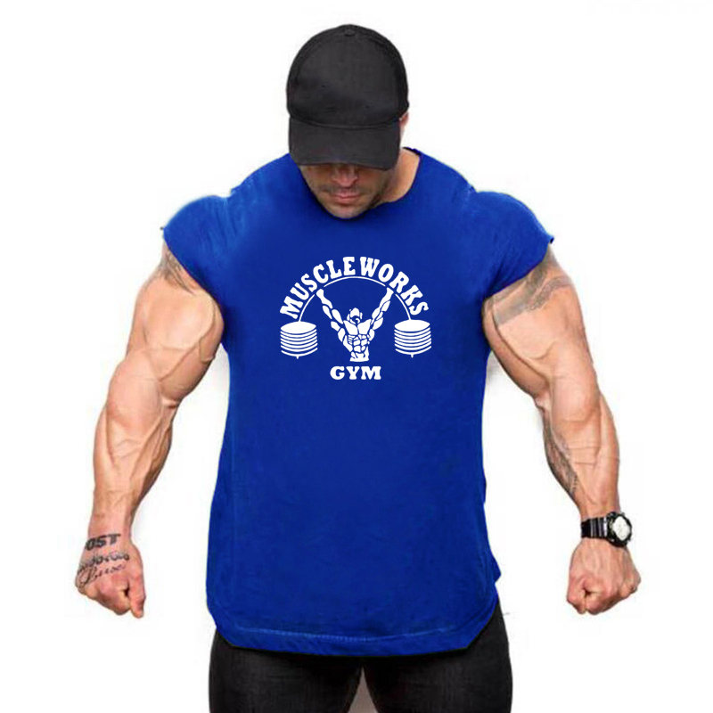 New Summer Brand Vest Cotton G - Sports Equipment Shop 评论和价格