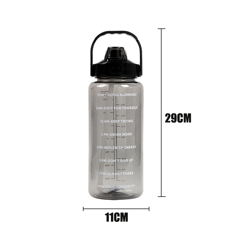 2 Liters Straw Plastic Water B - Sports Equipment Types 评论和价格