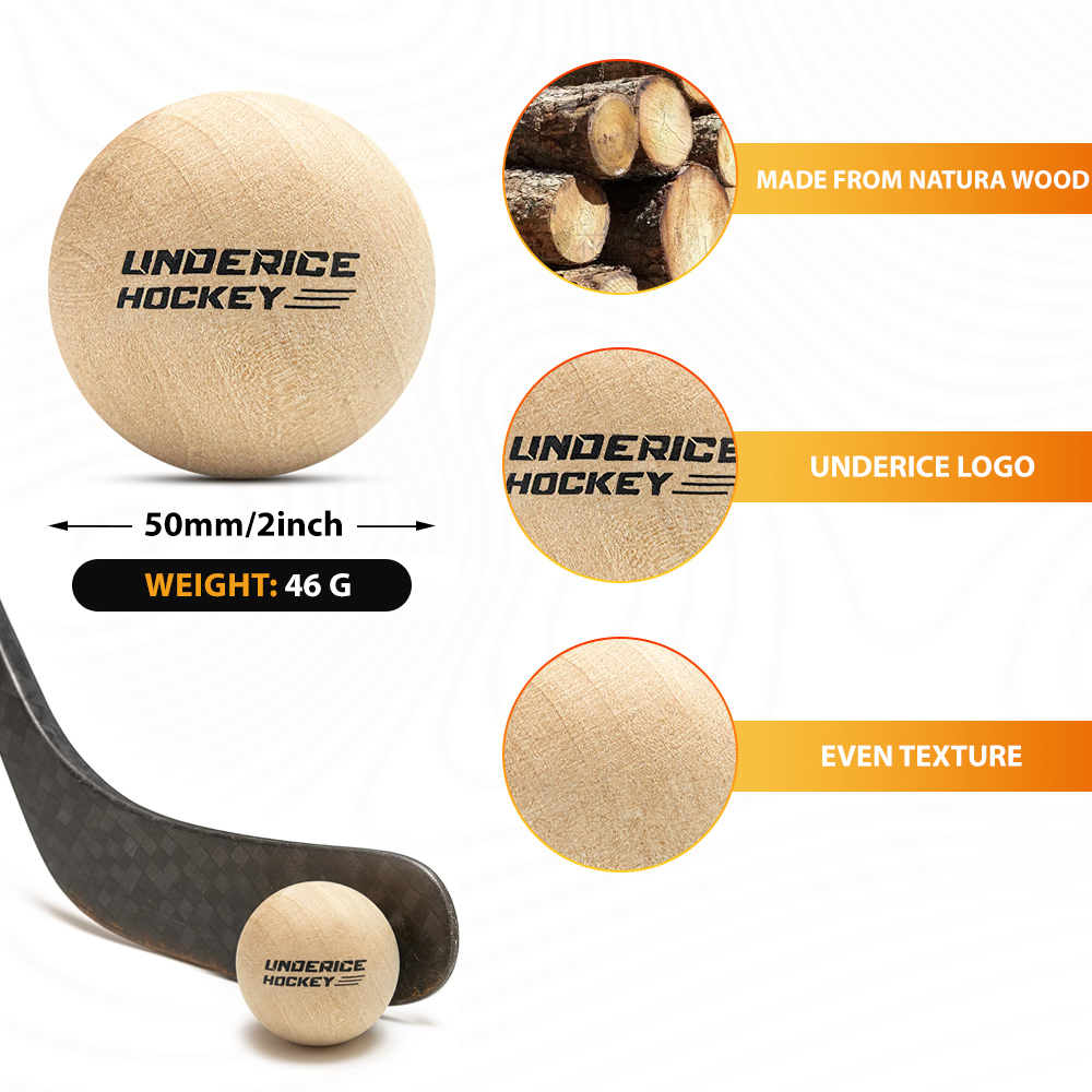 UICE 1pc Ice Hockey Wood Ball  - Field Hockey Stick 评论和价格