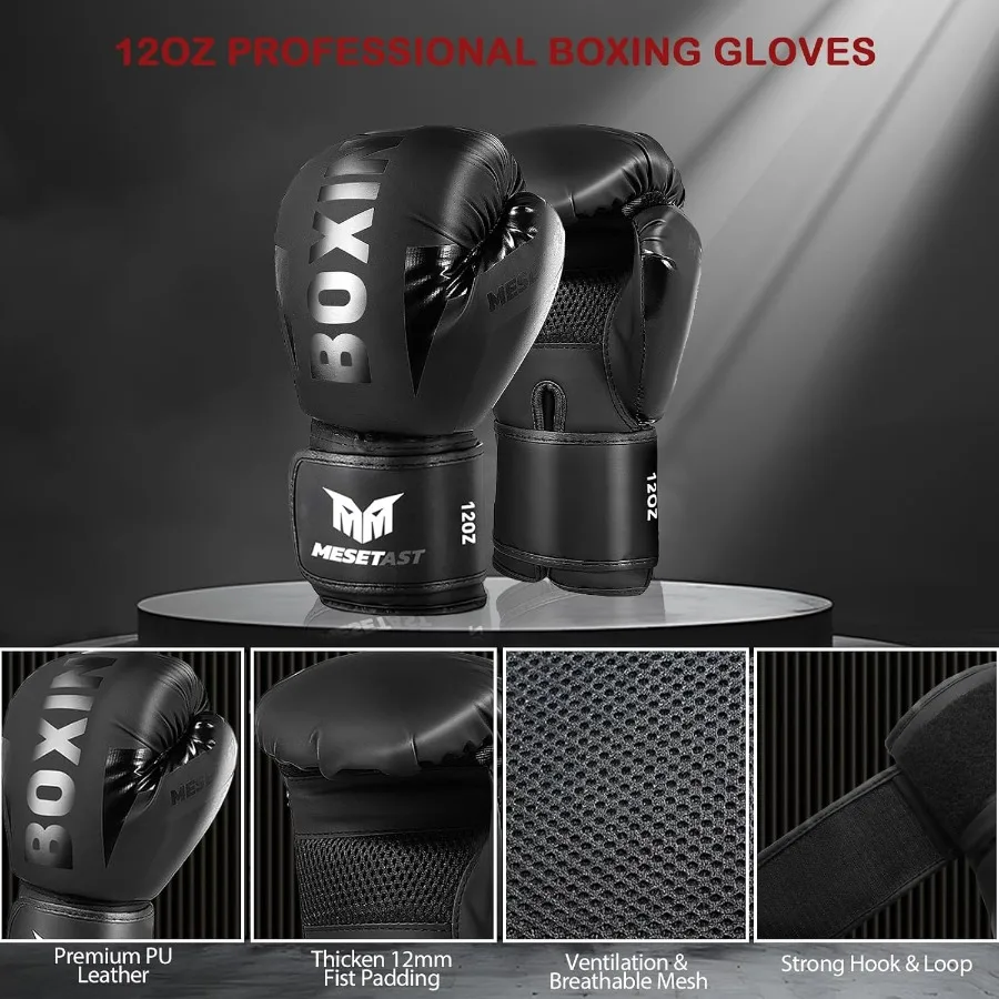 4ft Heavy Punching Bag Set for - Boxing Glove Set 评论和价格