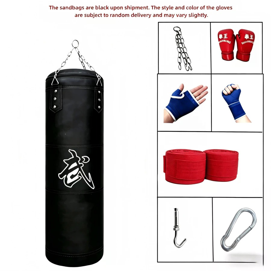 A Set of Hanging Boxing Bags f - Boxing Glove Set 评论和价格