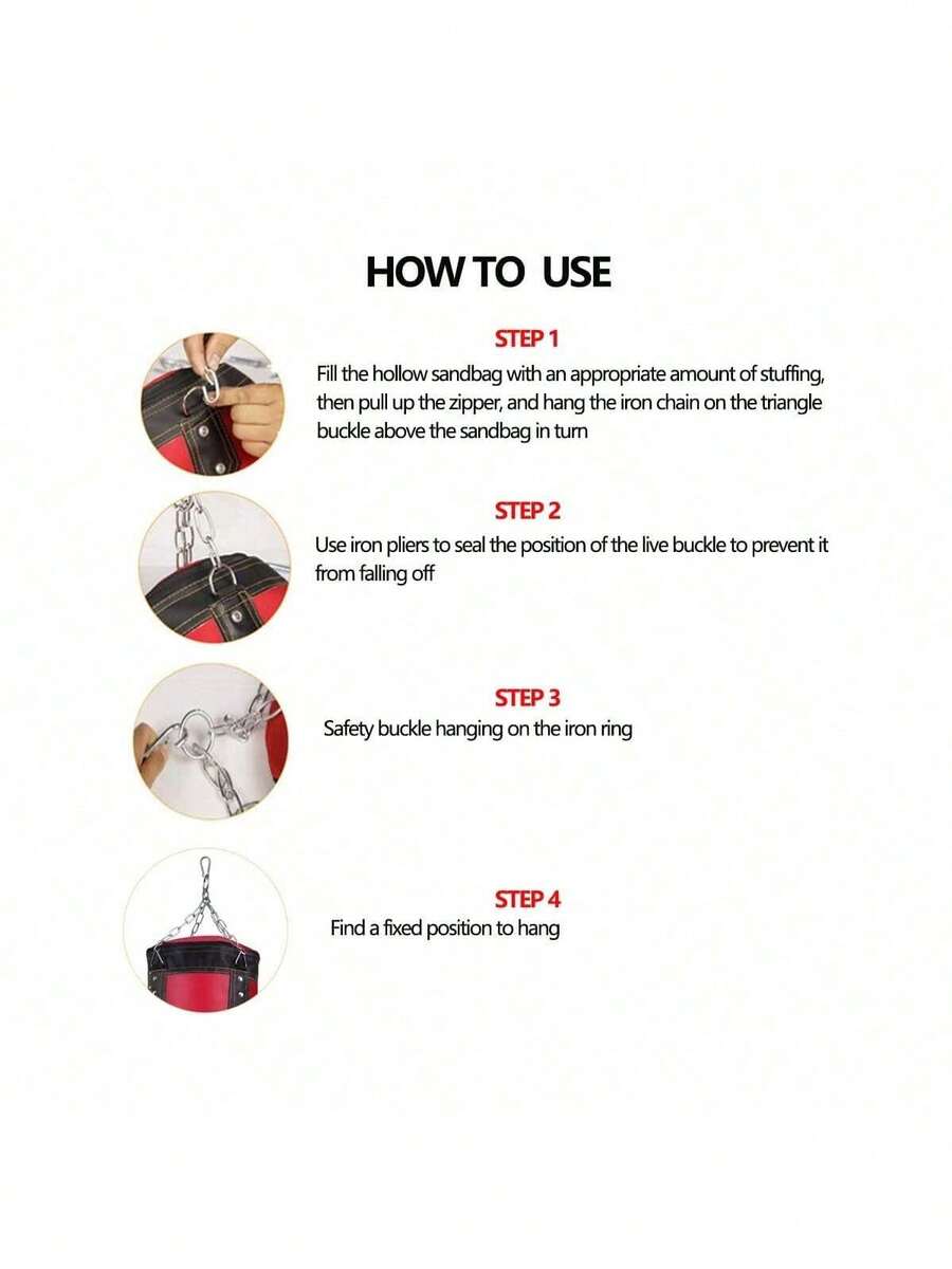 A Set of Hanging Boxing Bags f - Boxing Glove Set 评论和价格